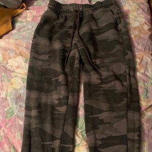 army print  sweat pants